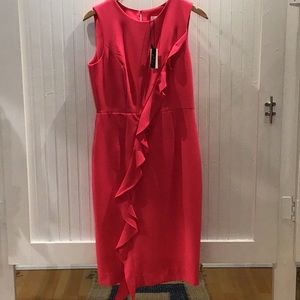 milly Tilly Guava Ruffle Dress